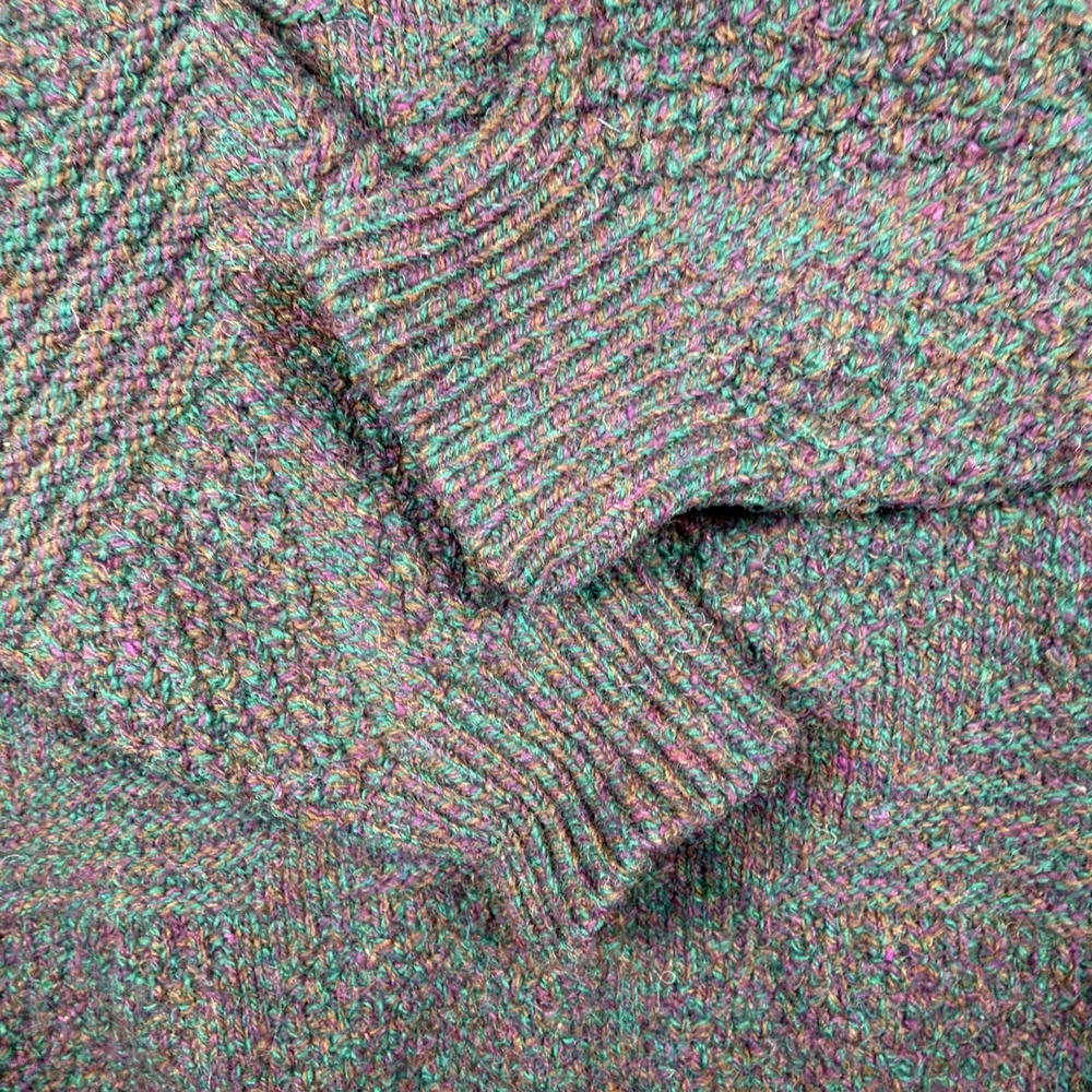 Vintage Pendleton Sweater XL USA Pure Virgin Wool Crewneck Multicolor Cozy - Picture 4 of 8